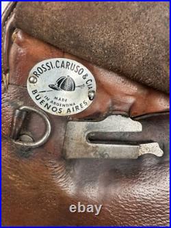 Rossi Caruso & CIA Vintage Leather Horse Saddle