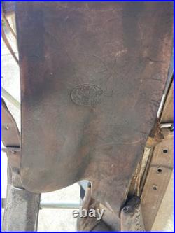 Roy D Barnes Roping Saddle built by Barnes Race and Rodeo Supply In Denver CO
