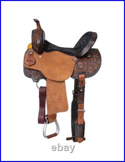 Royal King Western Saddle Floral Hawley Barrel Lightweight RK24