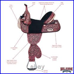 Rustic Mahogany 13 HILASON Child Treeless Horse Saddle Western American