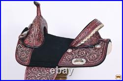 Rustic Mahogany 13 HILASON Child Treeless Horse Saddle Western American