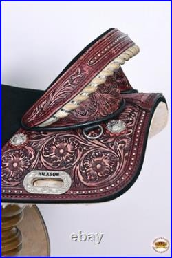 Rustic Mahogany 13 HILASON Child Treeless Horse Saddle Western American