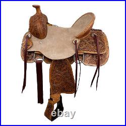 Rustler's Rose Roper Style Saddle 13 Inch