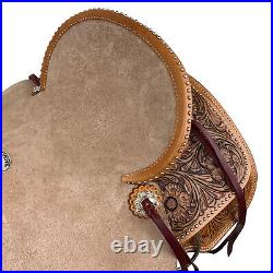 Rustler's Rose Roper Style Saddle 13 Inch