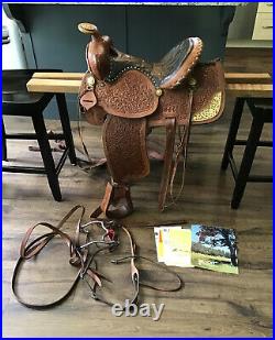 SIMCO 5545 15.5 Western Saddle Horse Ranch Team Roping Trail Pleasure Cowboy