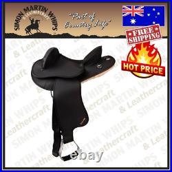 SYD HILL Synthetic Half-breed Saddle Various Sizes with Warranty NEW