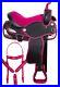 SYNTHETIC_PINK_WESTERN_PLEASURE_TRAIL_HORSE_SADDLE_TACK_14_15_16_in_01_sfhe