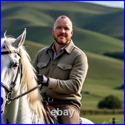 S&S 15 Western American Leather Draft Horse Saddle Trail Pleasure