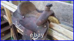 S&S 15 Western American Leather Draft Horse Saddle Trail Pleasure