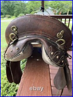 Saddle Supply Endurance 17x15 Brown Leather Western Style High Back Support