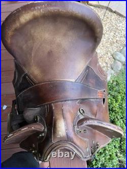 Saddle Supply Endurance 17x15 Brown Leather Western Style High Back Support