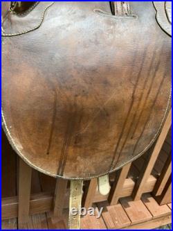 Saddle Supply Endurance 17x15 Brown Leather Western Style High Back Support