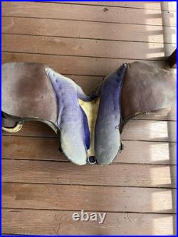 Saddle Supply Endurance 17x15 Brown Leather Western Style High Back Support