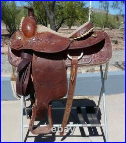 Saddlesmith Ammerman Heavy Duty Roping Saddle 15.5