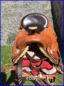 Seven D Saddlery Belen NM show saddle Great Condition