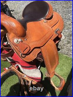 Seven D Saddlery Belen NM show saddle Great Condition