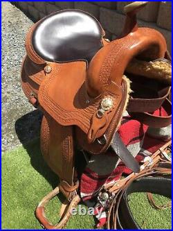 Seven D Saddlery Belen NM show saddle Great Condition