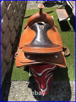 Seven D Saddlery Belen NM show saddle Great Condition