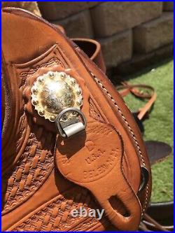 Seven D Saddlery Belen NM show saddle Great Condition