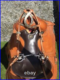 Seven D Saddlery Belen NM show saddle Great Condition