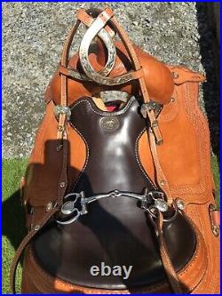 Seven D Saddlery Belen NM show saddle Great Condition