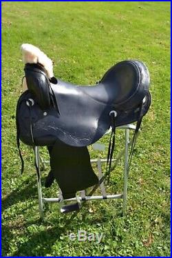 Sharp Tail Gaited Western Leather Saddle OVERSTOCK by TN Saddlery