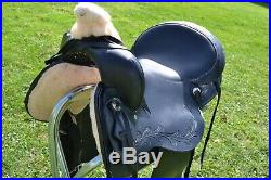 Sharp Tail Gaited Western Leather Saddle OVERSTOCK by TN Saddlery