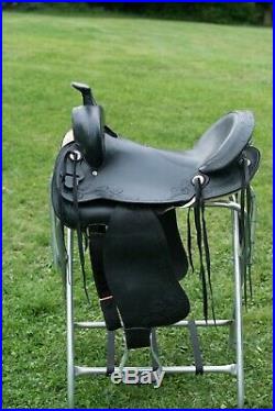 Sharp Tail Gaited Western Leather Saddle OVERSTOCK by TN Saddlery