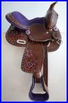 Show_Barrel_Saddle_10_12_Purple_Dark_2_Tone_Bedazzled_Option_Pony_Full_HSBP_01_vlw