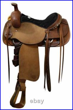 ShowmanT Roper style saddle 16