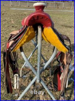 Silver Royal 12 Wylie Kid youth Wade style Western saddle