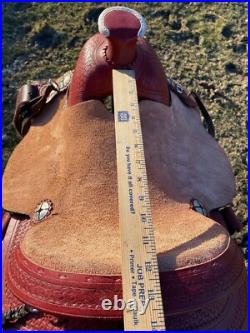 Silver Royal 12 Wylie Kid youth Wade style Western saddle