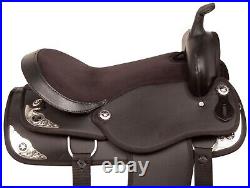 Silver Show Western Pleasure Trail Light Weight Horse Saddle Tack 14 15 16 17 18