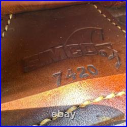 Simco 7420 Western Saddle 16 Seat Show Walnut Arabian Round Skirt USA Made