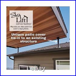 SkyLift SK18-B 18 Skylift Roof Riser 3-1/2 Saddle Black