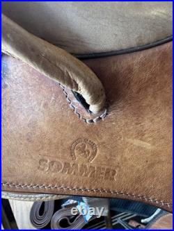 Sommer trekking saddle- adjustable- with western fenders and stirrups