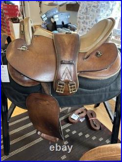 Sommer trekking saddle- adjustable- with western fenders and stirrups