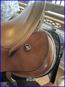 Sommer trekking saddle- adjustable- with western fenders and stirrups