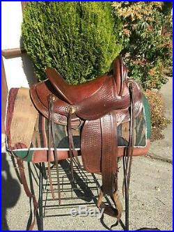 Stunning All Original Bona Allen Vintage Western saddle-Plantation style