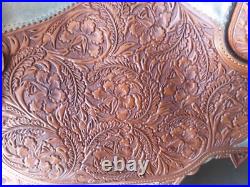 Stunning Broken Horn Silver western show saddle, a true work of art