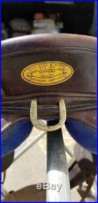 Syd Hill Australian saddle, Suprema National Warwick Compdraft Poley