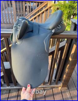 Syd Hill Fitzroy Synthetic Stock Saddle Black 15