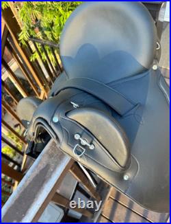 Syd Hill Fitzroy Synthetic Stock Saddle Black 15