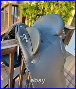 Syd Hill Fitzroy Synthetic Stock Saddle Black 15