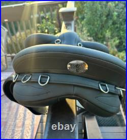 Syd Hill Fitzroy Synthetic Stock Saddle Black 15