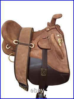 Synthetic Australian Stock Horse Tack Saddle With Halter Size 10-22 For Horse