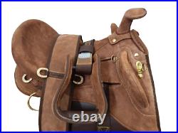 Synthetic Australian Stock Horse Tack Saddle With Halter Size 10-22 For Horse