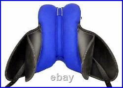 Synthetic Suede Australian Stock Saddle With Matching Girth Size-10-22 F/Ship