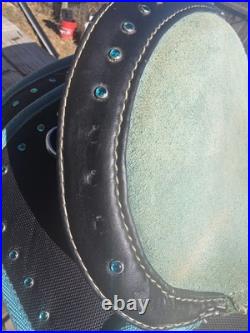 Synthetic Western Barrel Racing Horse Saddle