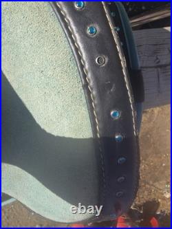 Synthetic Western Barrel Racing Horse Saddle